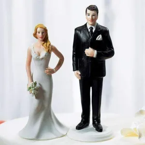 "Curvy and Burly" Figurines "The Big and Tall Groom" Figurine (Pack of 1)