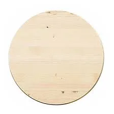 Round Pine Wood Surface 11in