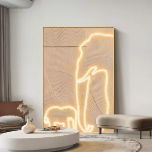Safari Flare Illuminated Art