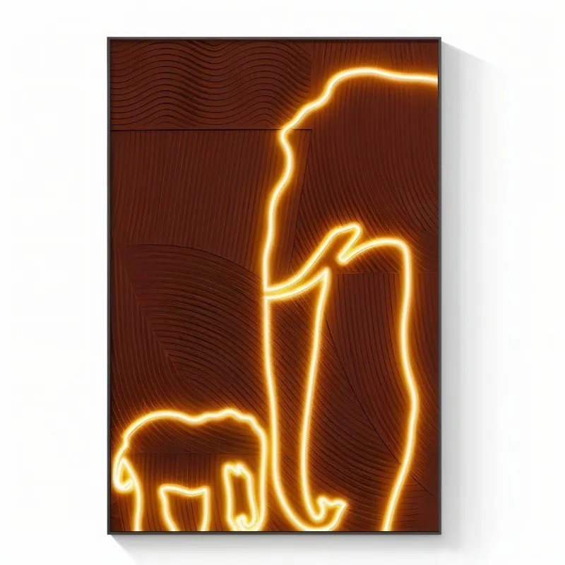 Safari Flare Illuminated Art
