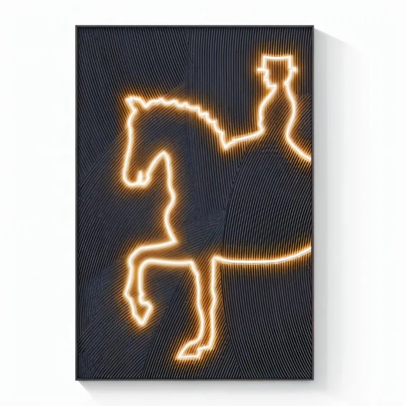 Safari Flare Illuminated Art