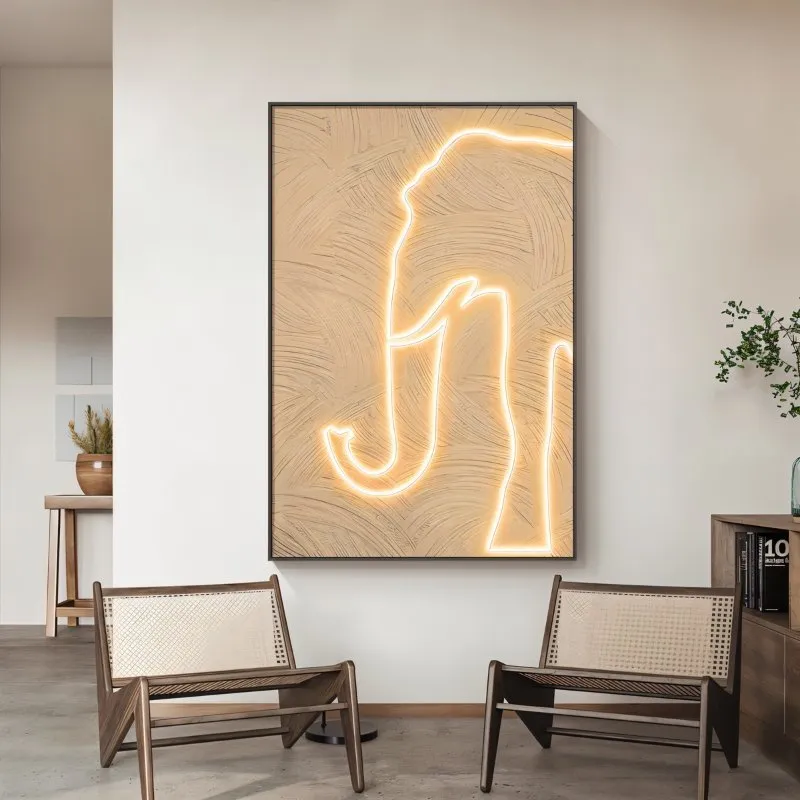Safari Flare Illuminated Art