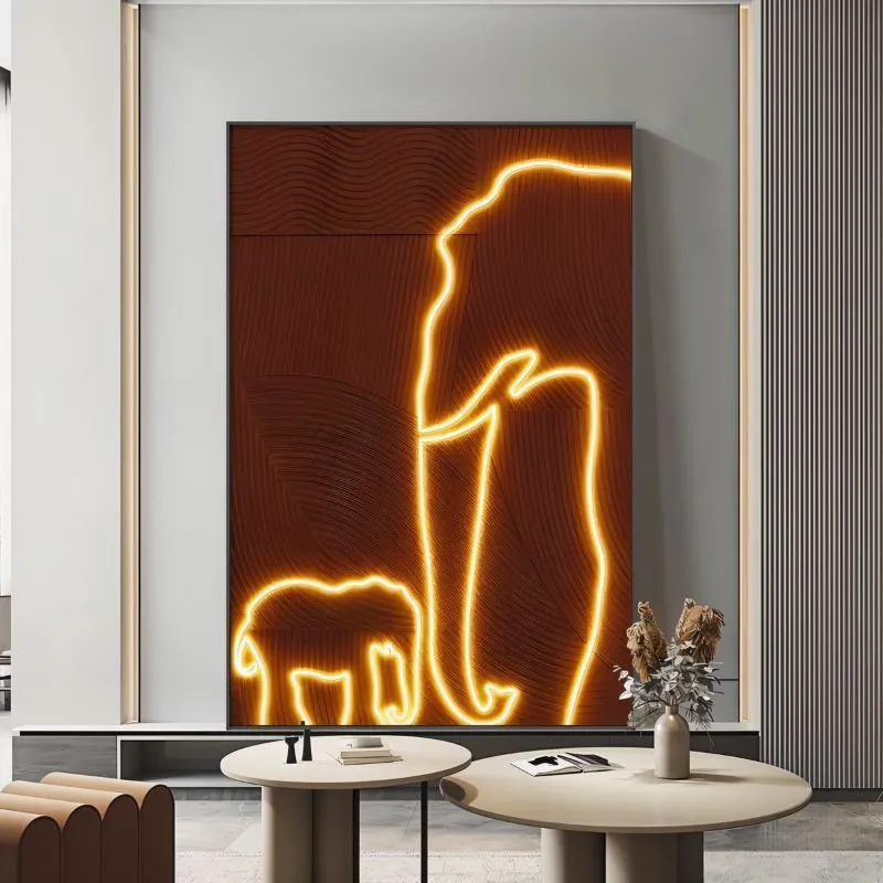 Safari Flare Illuminated Art