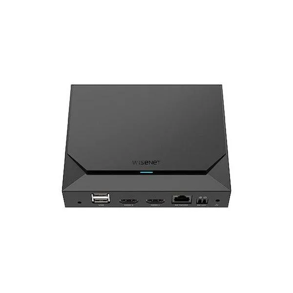 Samsung Hanwha Wisenet Decoder, 64ch, 60fps at 8MP, HDMI, PoE, 12VDC, HV-ANE-L7012R-SPD-152