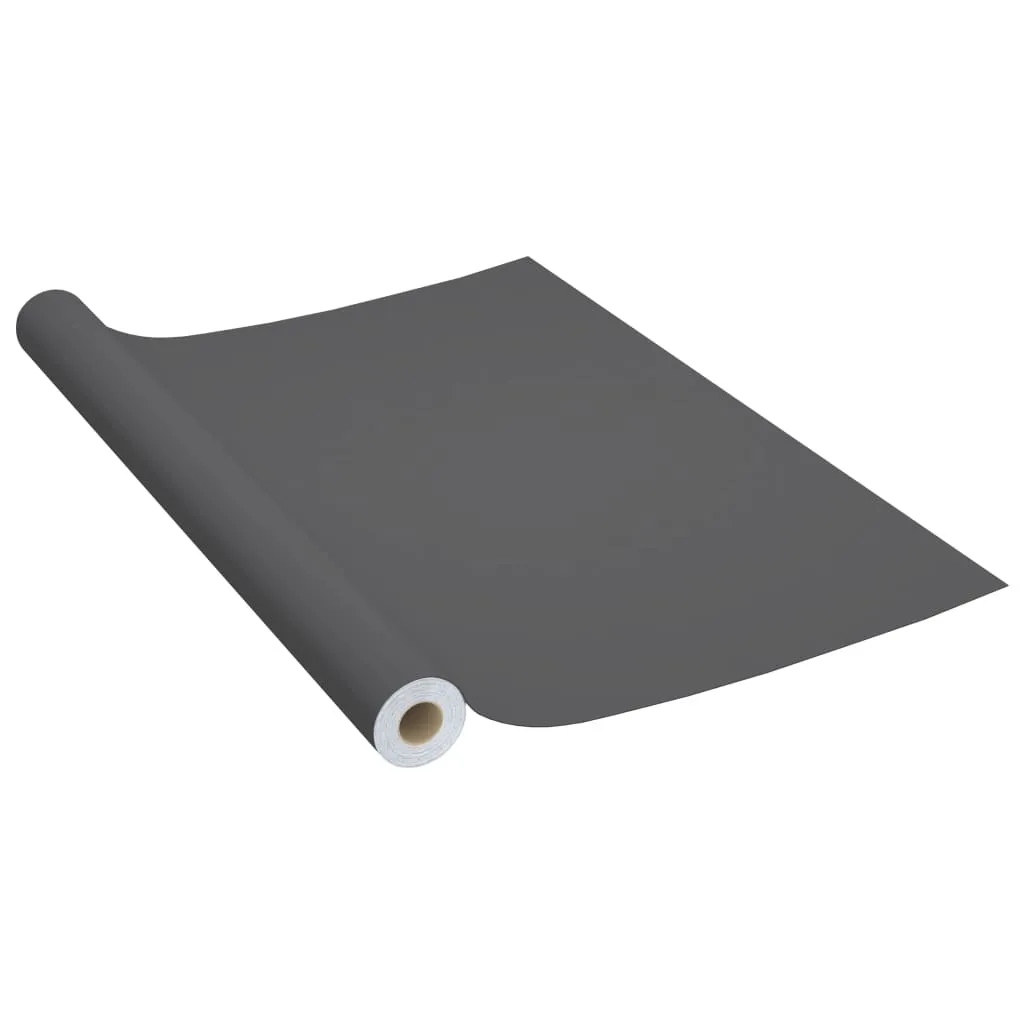 Self-adhesive Furniture Film Grey 500x90 cm PVC