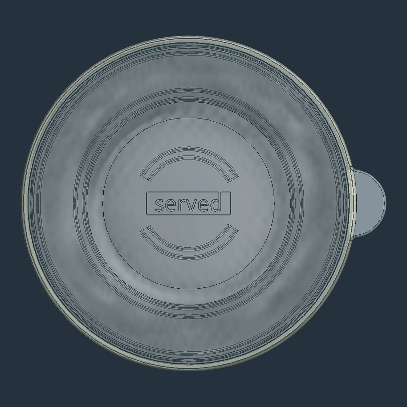 Served Vacuum-Insulated Small Serving Bowl – 20oz - White Icing