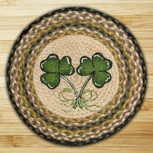 Shamrock Printed Chair Pad