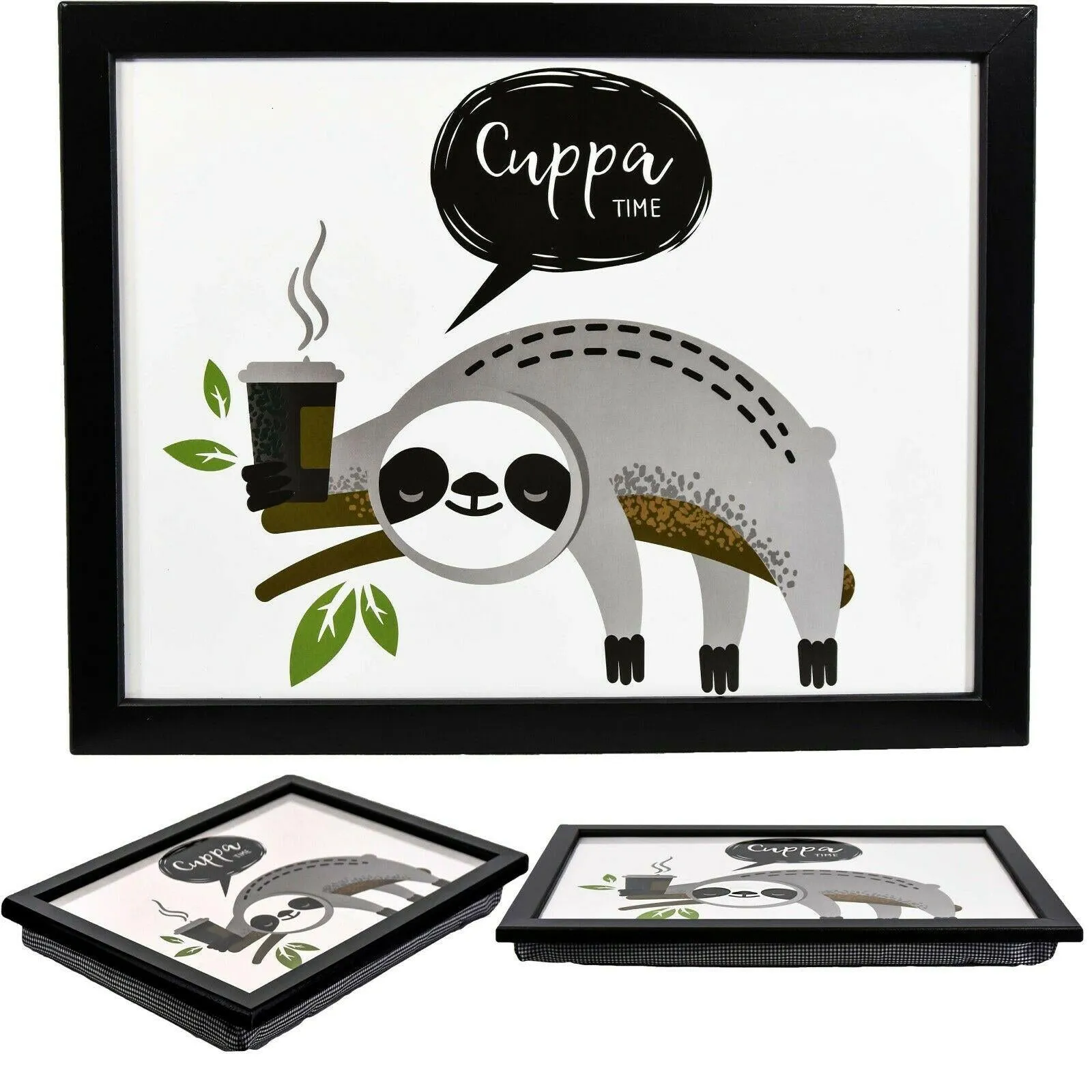 Sloth Lap Tray With Bean Bag Cushion