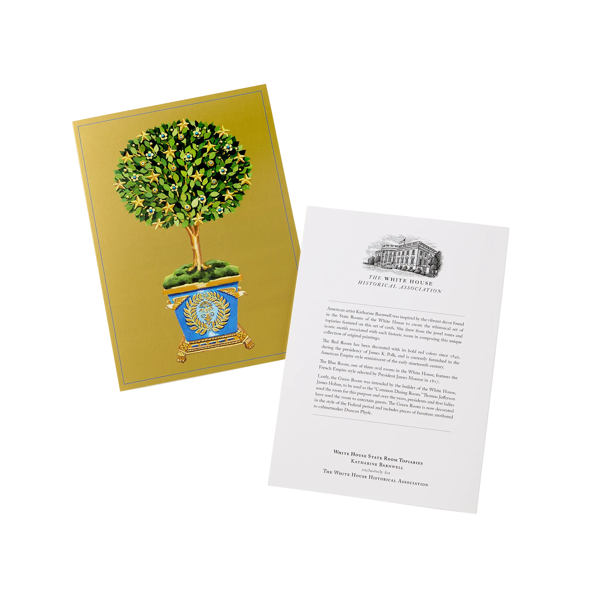 State Room Topiary Note Cards