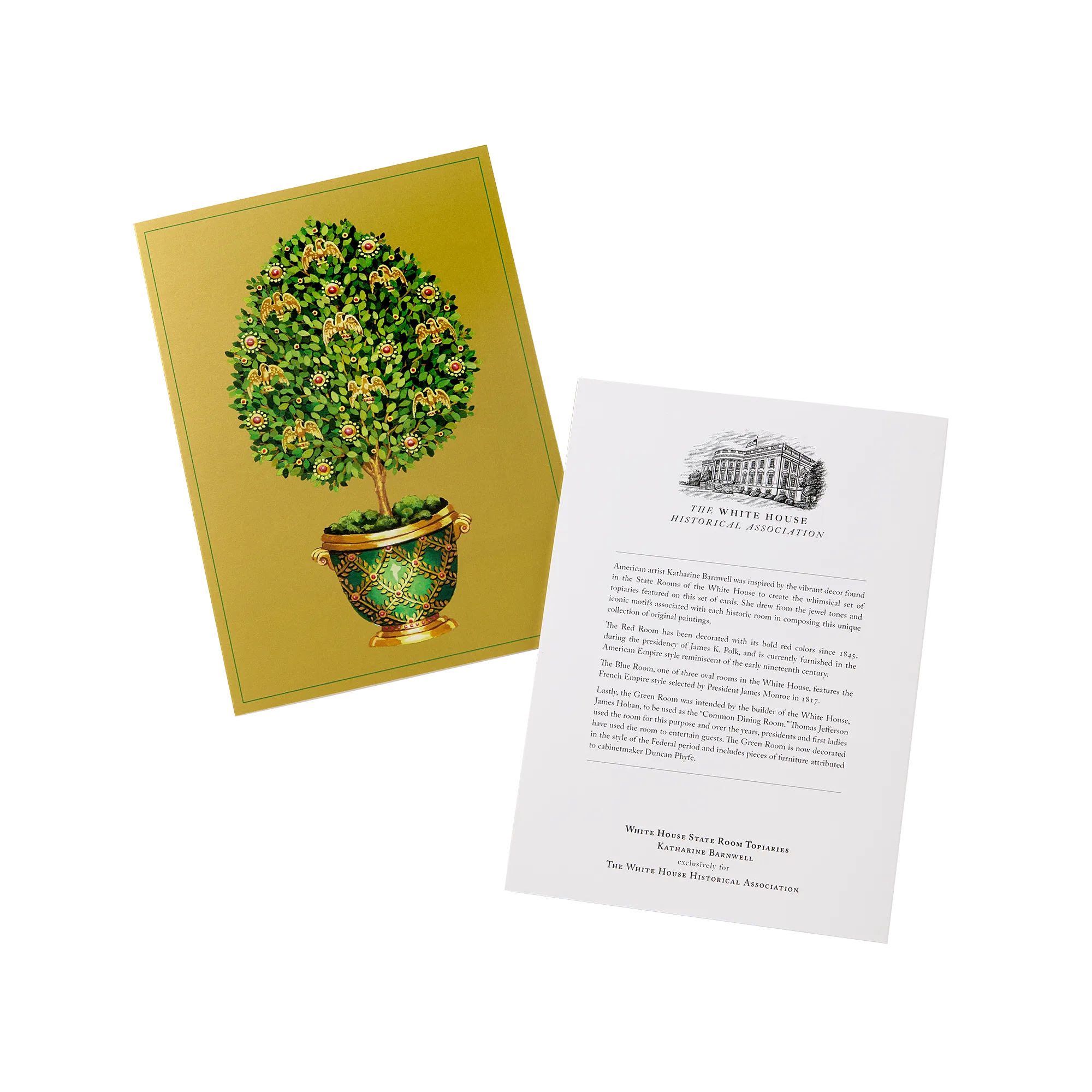 State Room Topiary Note Cards