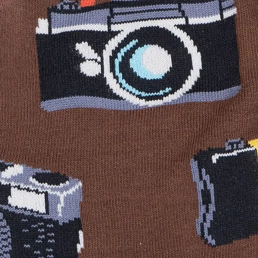 Strike A Pose! Cameras Men's Crew Socks