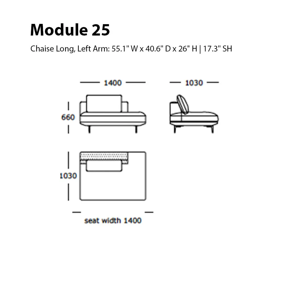 Surface Modular Sofa (Modules 22-25)
