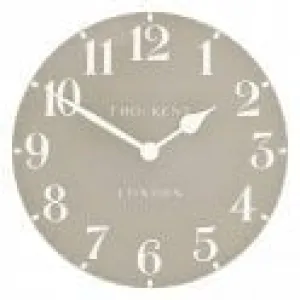 Thomas Kent 12" Arabic Wall Clock Sand