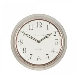 Thomas Kent Campbell Wall Clock - Pewter 12"