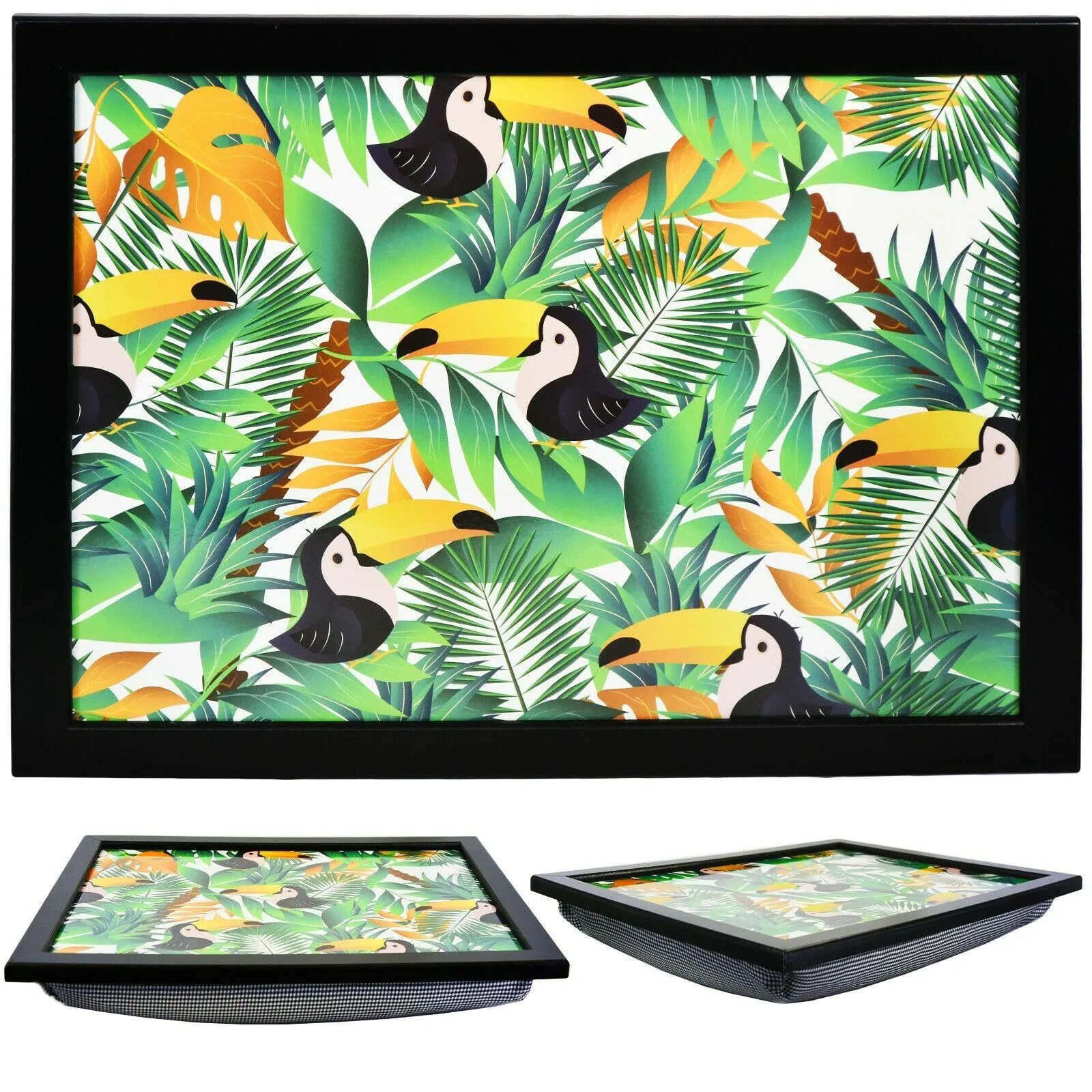 Tropical Lap Tray With Bean Bag Cushion