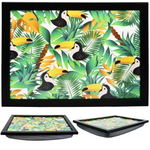Tropical Lap Tray With Bean Bag Cushion