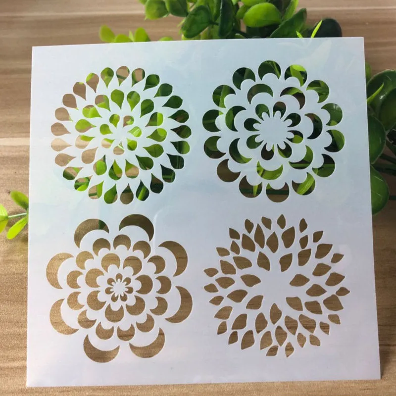 Tropical Leaf Stencil, Floral Stencil, Flexible, Reusable, Wall Decor, Home Decor, Furniture Painting, Card Making, Diy Craft Stencils
