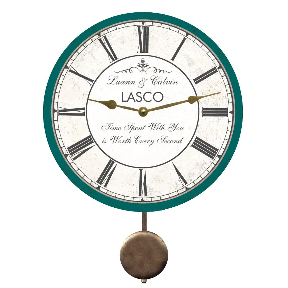 Unique Wedding Clock - Time Spent With You Personalized Design