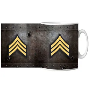 US Army Staff Sergeant Ceramic Mug 15 oz
