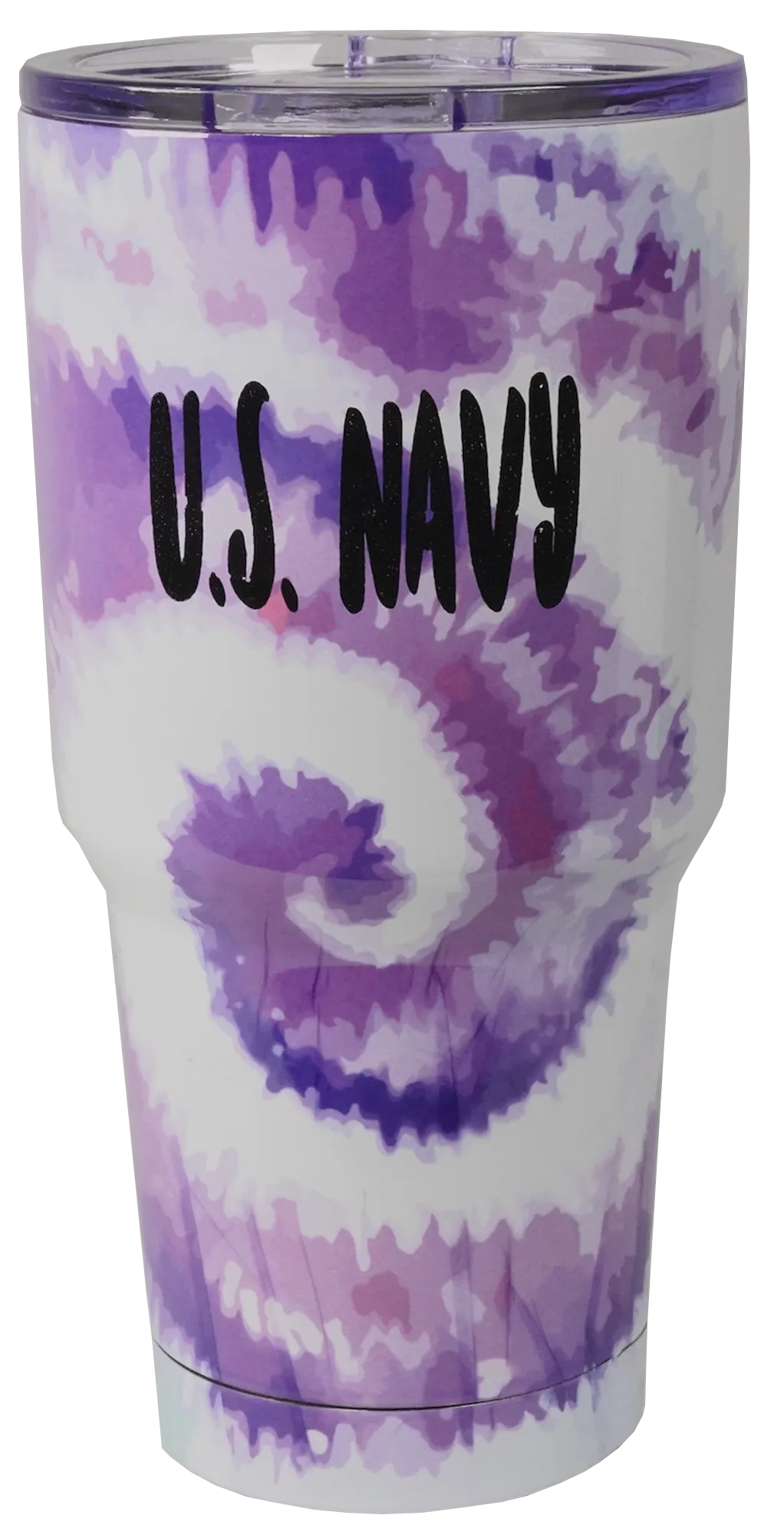 U.S. Navy Imprint on Tye Dye Stainless Tumbler - 28 oz.