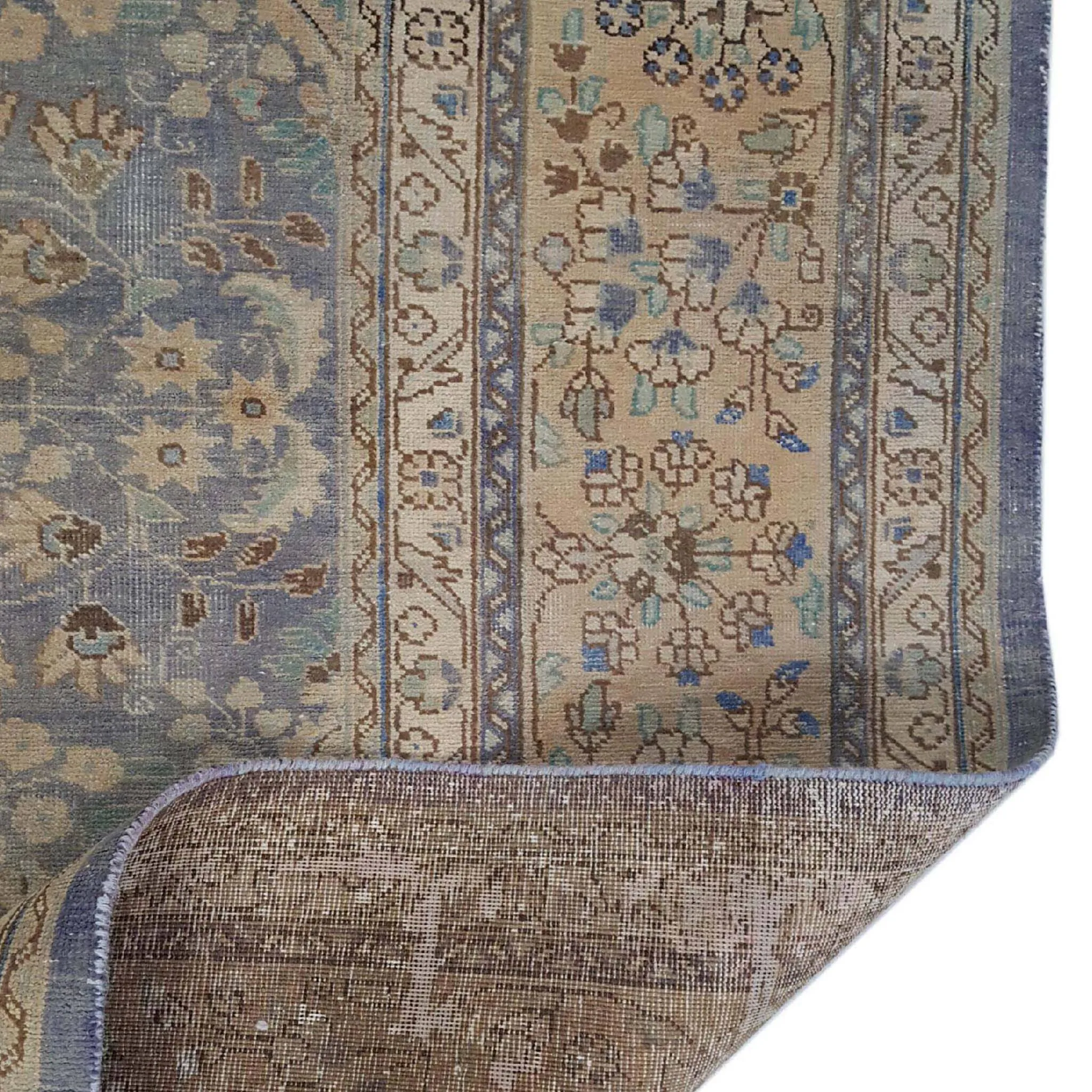 Vintage 9.11' x 12.9' Wool Rug