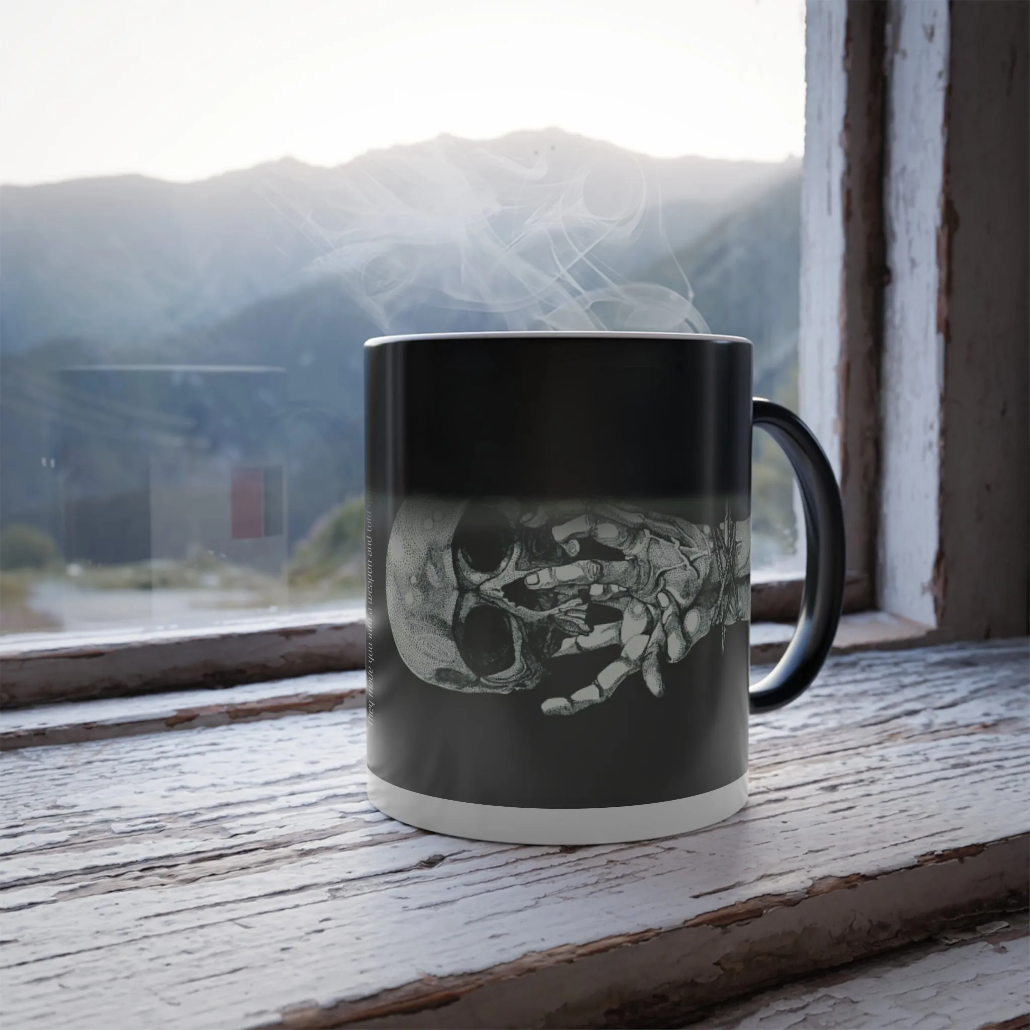 Weapon=Peace Color Morphing Mug, 11oz