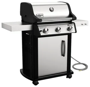 Weber Spirit 47502001 Gas Grill, 32,000 Btu BTU, Natural Gas, 3 -Burner, 424 sq-in Primary Cooking Surface :EA: QUANTITY: 1