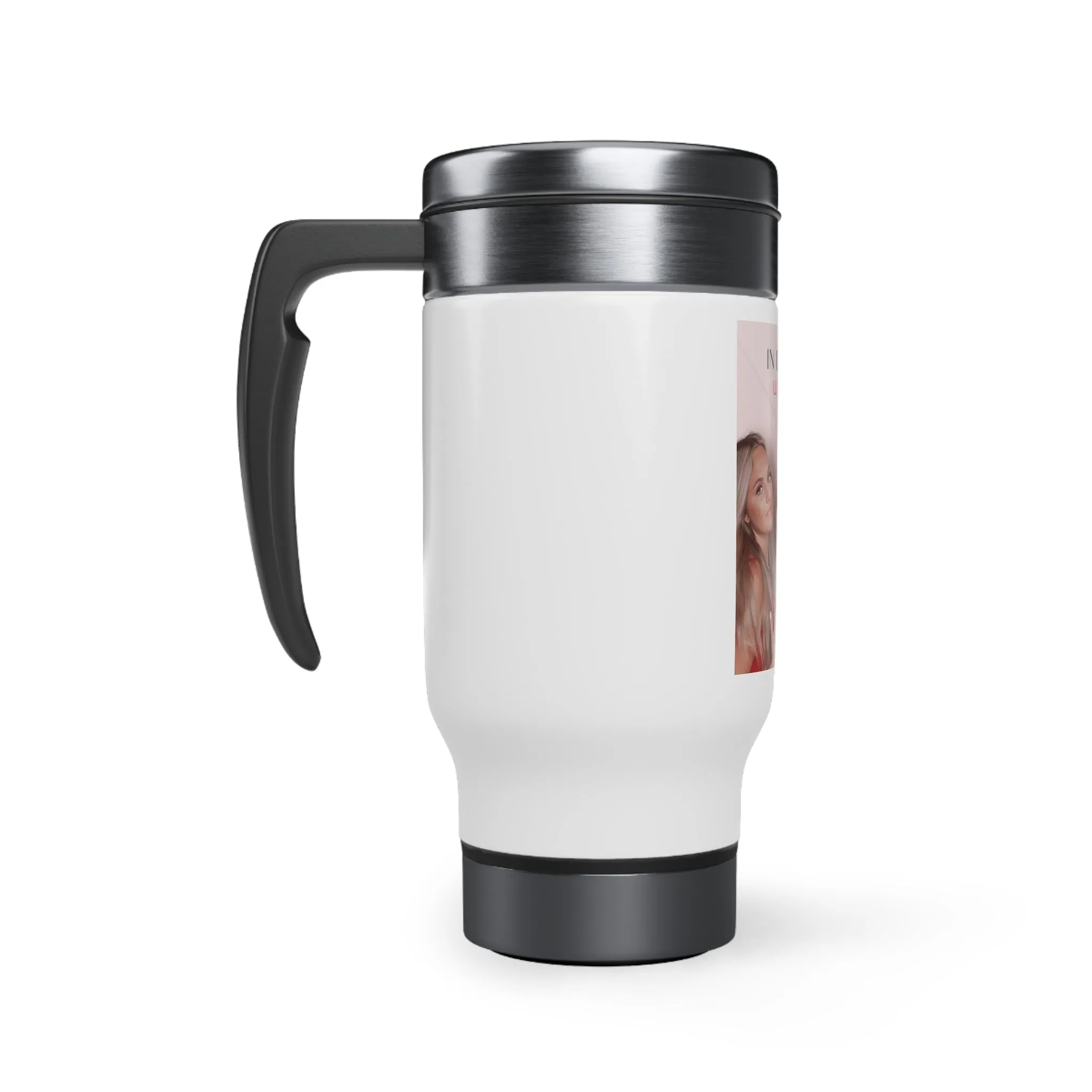 Wild Fire "In Between" Stainless Steel Travel Mug with Handle, 14oz