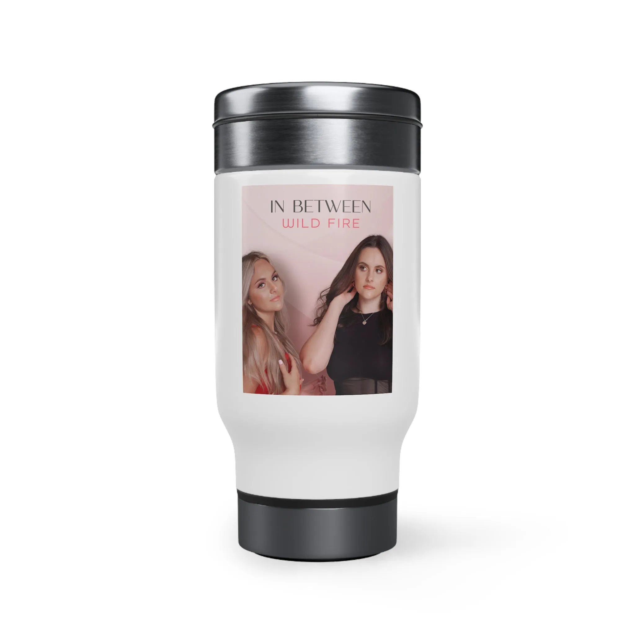 Wild Fire "In Between" Stainless Steel Travel Mug with Handle, 14oz