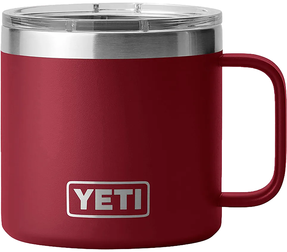 Yeti Rambler 14 oz Harvest Red Mug with Magslider Lid