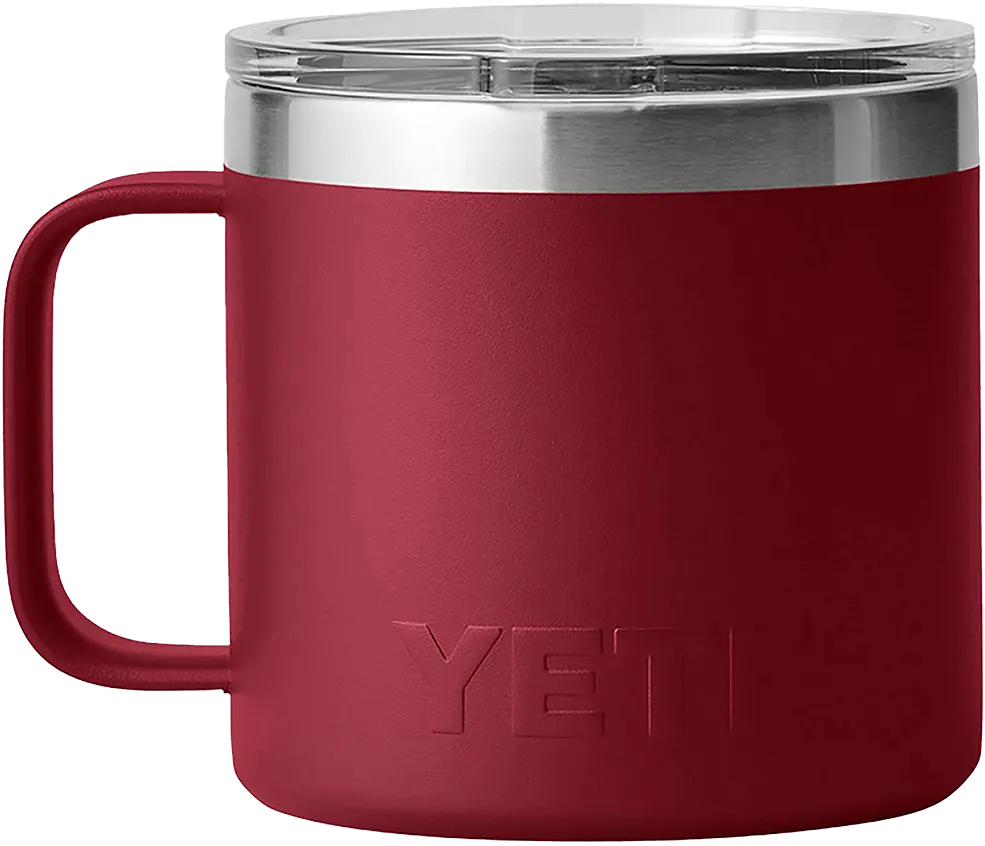 Yeti Rambler 14 oz Harvest Red Mug with Magslider Lid